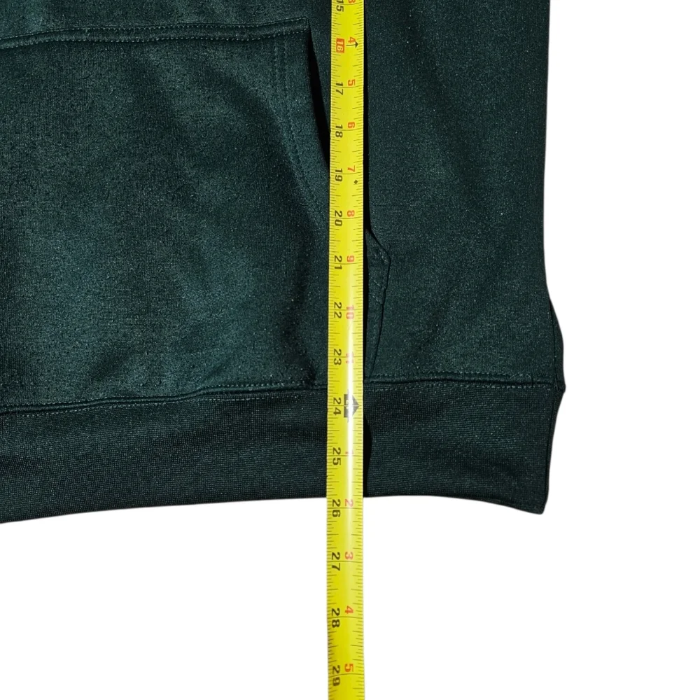 OVB Oregon Ducks NCAA Mens Medium Green Yellow Pullover Hooded Sweater Vintage